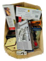 VERY LARGE BOX LOT OF VARIOUS MODEL CARS ETC