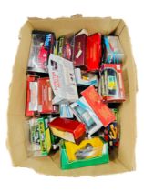 VERY LARGE BOX LOT OF VARIOUS MODEL CARS ETC