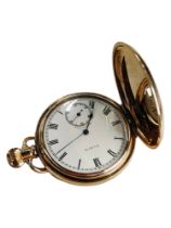 ELGIN GOLD PLATED POCKET WATCH