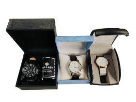 3 BOXED WATCHES