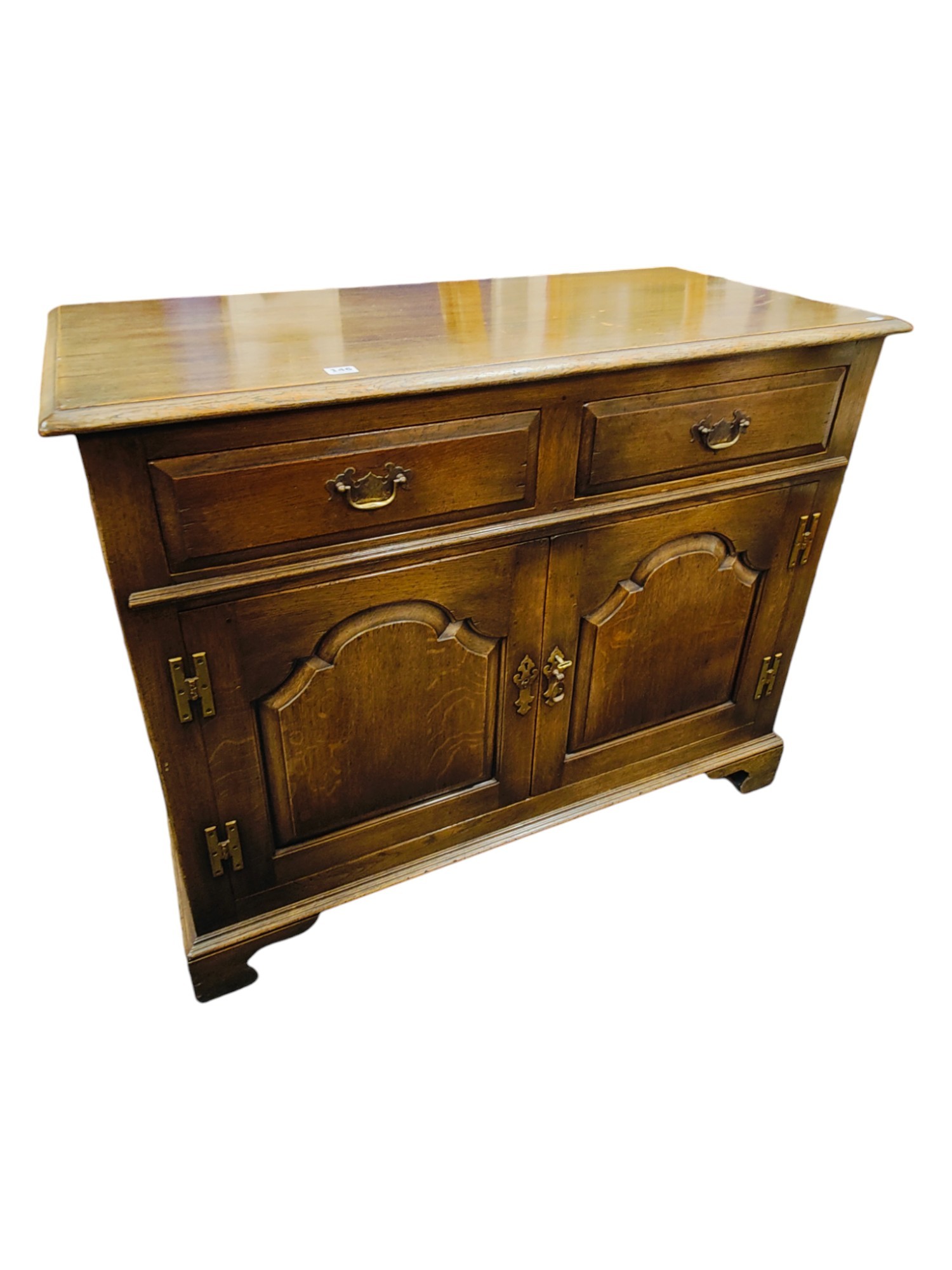 2 DRAWER 2 DOOR OAK STYLE SIDEBOARD