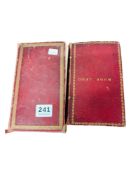 2 ANTIQUE BOOKS: THE ROYAL KALENDAR 1817 & 1821