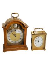 2 SMALL CARRIAGE CLOCKS