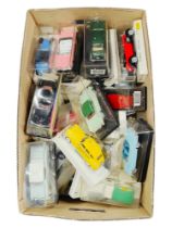 LARGE BOX LOT OF SOLIDO MODEL CARS ETC