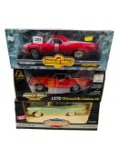 3 BOXED LARGE SCALE MODEL CARS