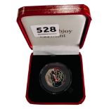 SILVER PROOF D DAY 50p, LIMITED EDITION - BOXED WITH CERTIFICATE
