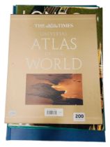 LARGE BOOK ON LONDON & TIMES ATLAS OF THE WORLD