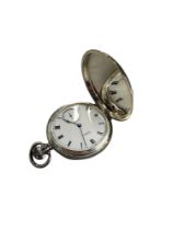 SILVER WALTHAM POCKET WATCH