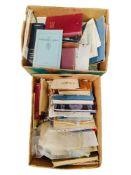 2 BOXES OF OLD BOOKS