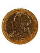 VICTORIAN GOLD SOVEREIGN 1899