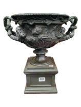 LARGE METAL CLASSICAL STYLE URN
