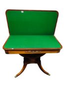 REPRODUCTION TURNOVER LEAF GAMES TABLE