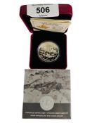 2017 $20 FINE SILVER COIN SECOND WORLD WAR BATTLEFRONT SERIES: THE BOMBING WAR IN BOX WITH