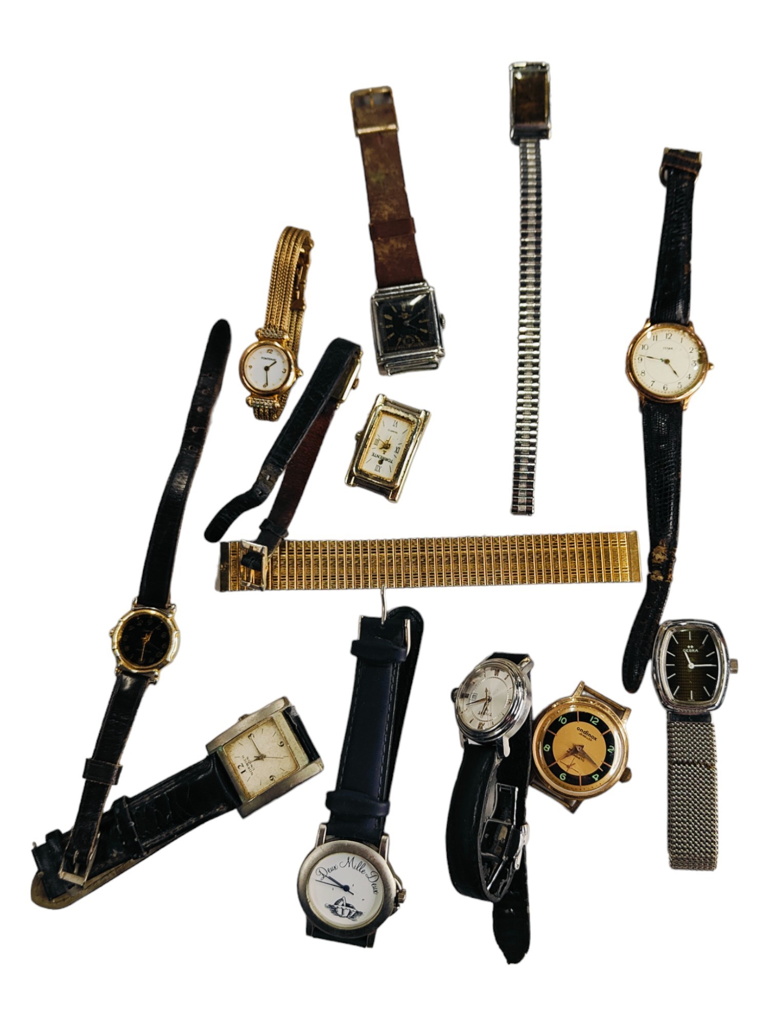 BAG OF VINTAGE WATCHES TO INCLUDE GOLD