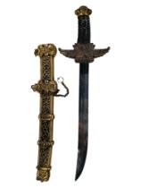 DECORATIVE DAGGER AND SHEATH