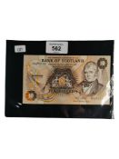 BANK OF SCOTLAND BANKNOTE - £10.00 CK 485130 UNC 6-8-1987