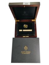 2016 ONE GUINEA GOLD PROOF COIN IN BEAUTIFUL PRESENTATION BOX WITH CERTIFICATES