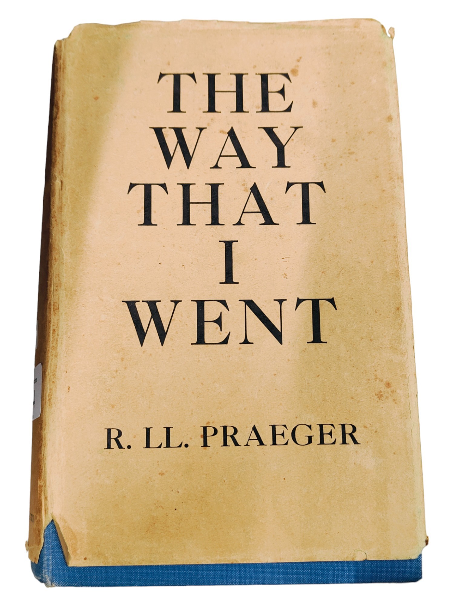 BOOK - THE BILL PARKER COLLECTION - THE WAY THAT I WENT - AN IRISHMAN IN IRELAND, ROBERT LLOYD