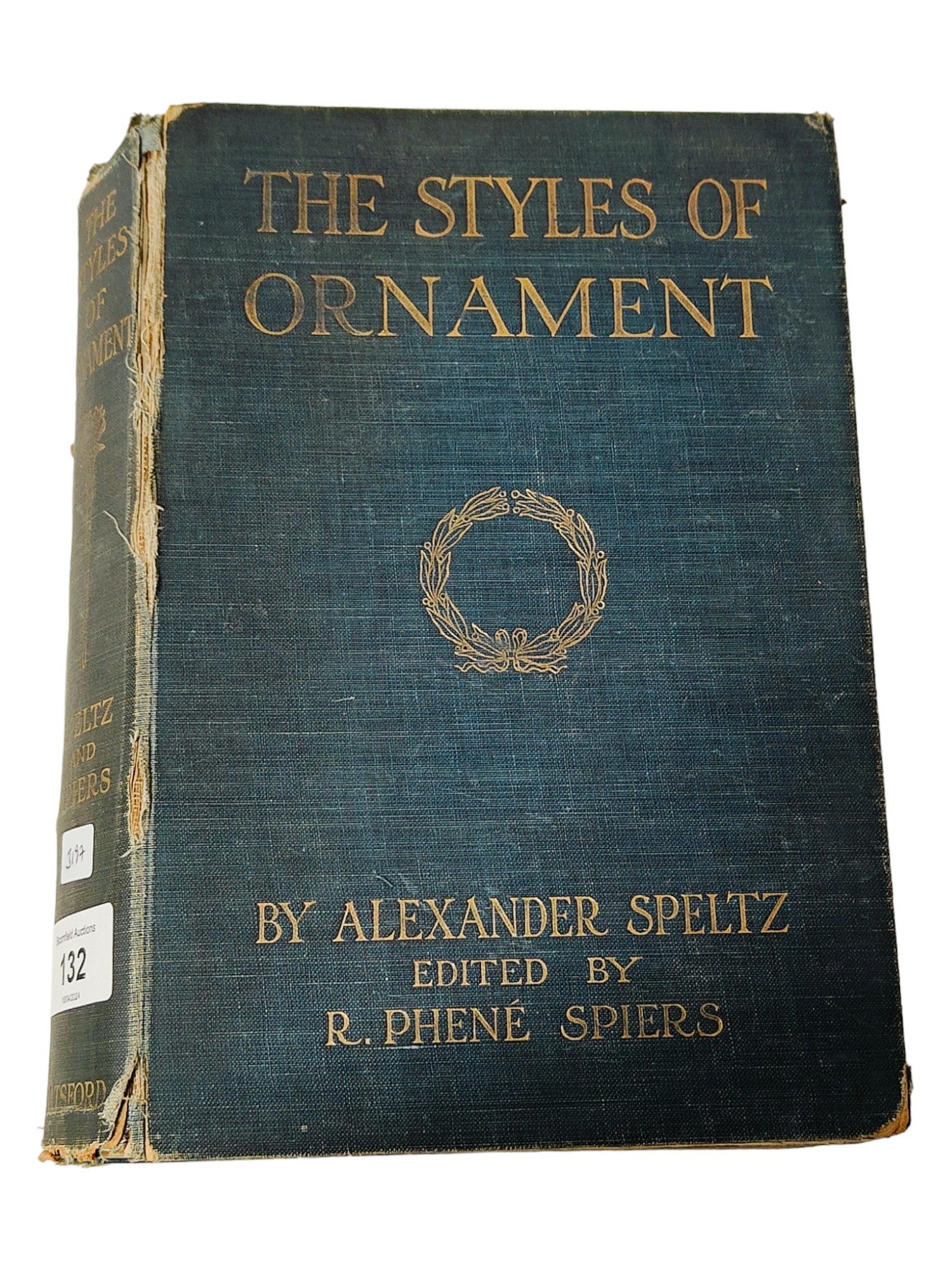 BOOK - THE BILL PARKER COLLECTION - THE STYLES OF ORNAMENT: FROM PREHISTORIC TIMES TO THE MIDDLE