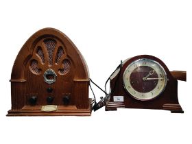 VINTAGE CLOCK AND RADIO