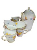 VINTAGE SUTHERLAND CHINA COFFEE SET INCLUDING COFFEE POT