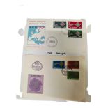 EUROPA STAMP COLLECTION OF 70 FIRST DAY COVERS 1968-1973