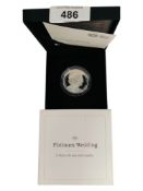 THE PLATINUM WEDDING ANNIVERSARY 2017 UK £5 SILVER PROOF COIN IN BOX WITH CERTIFICATE