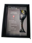 PAIR OF BOXED WATERFORD TALL WINE GLASSES
