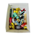 BOX LOT OF MODEL CARS MOSTLY DINKY