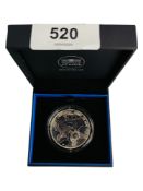 SPIRIT OF ST.LOUIS SILVER PROOF 10 EURO COIN, 900 SILVER 22.2 GRAMS