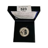 THE 1 OZ SILVER BOUDICA IN BOX WITH CERTIFICATES