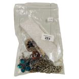 BAG OF COSTUME JEWELLERY