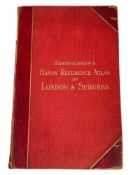 BOOK - THE BILL PARKER COLLECTION - HANDY REFERENCE ATLAS OF LONDON AND SUBURBS, BARTHOLOMEW, J.