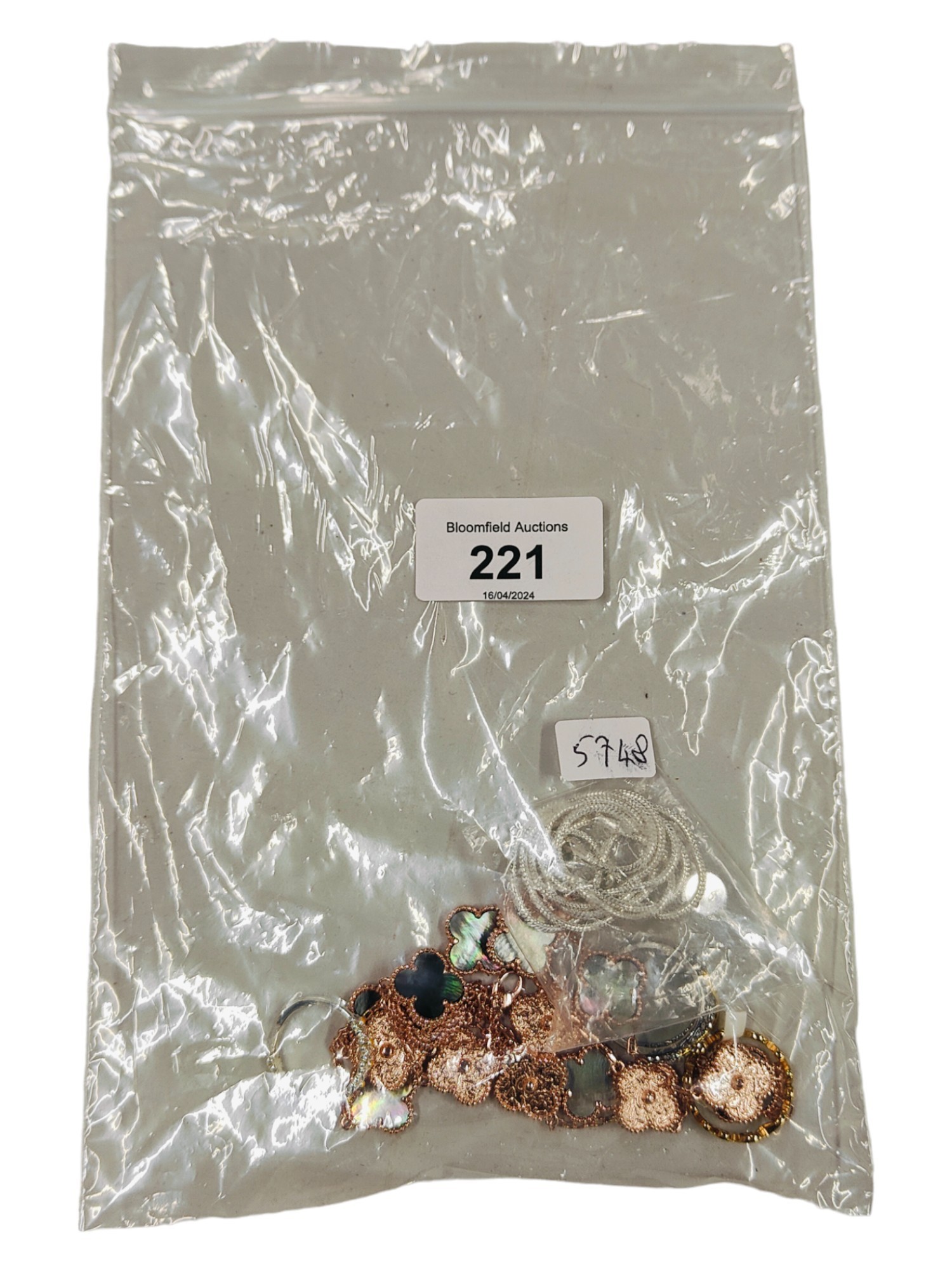 BAG OF COSTUME JEWELLERY