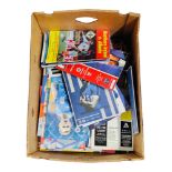 BOX OF FOOTBALL PROGRAMMES