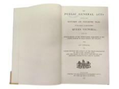 BOOK - THE BILL PARKER COLLECTION - PUBLIC GENERAL ACTS-QUEEN VICTORIA, 1898