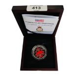 THE RED ARROWS 2017 DISPLAY SEASON OFFICIAL SILVER 1 OZ PROOF COMMEMORATIVE COIN IN BOX WITH