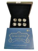 FIRST WORLD WAR - RELITY IN THE GRIP OF CONFLICT 2015 UK £5 SILVER PTOOF 6 COIN SET