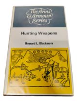 BOOK - THE BILL PARKER COLLECTION - HUNTING WEAPONS, HOWARD L.BLCKMORE, 1ST EDITION, 1971
