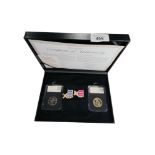 100TH ANNIVERSARY OF THE RAF DATESTAMP SET COINS IN BOX WITH CERTIFICATES