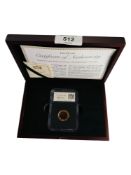 2019 ENGLAND CRICKET WORLD CUP WINNERS 2019 DATESTAMP GOLD SOVEREIGN IN ORIGINAL BOX WITH