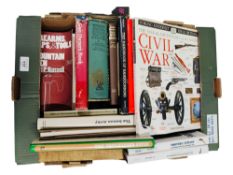 BOOK - THE BILL PARKER COLLECTION - BOX OF MILITARY REFERENCE & GUNS BOOKS