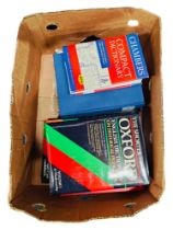 BOX OF DICTIONARYS