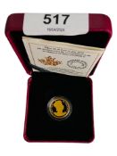 2018 $10 PURE GOLD COIN 65TH ANNIVERSARY OF THE CORONATION OF HER MAJESTY QUEEN ELIZABETH II 7.8