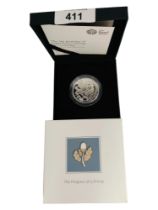 THE 5TH BIRTHDAY OF HRH PRINCE GEORGE OF CAMBRIDGE 2018 UK £5 SILVER PROOF COIN IN BOX WITH