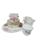 19 PIECE VINTAGE QUEEN ANNE CHINA TEA SET