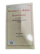 IRISH BOOK: SETTLEMENT AND SURVIVAL ON AN ULSTER ESTATE