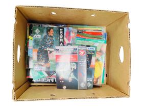 BOX OF FOOTBALL PROGRAMMES