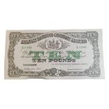 BELFAST BANKING COMPANY £10 BANKNOTE 3 DEL 1963