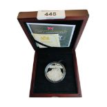 D-DAY 75TH ANNIVERSARY SILVER PROOF £5 COIN IN BOX WITH CERTIFICATE